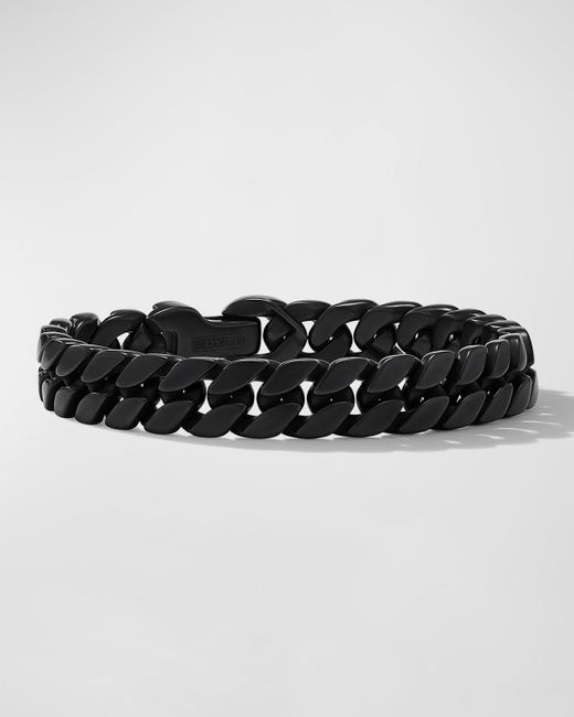 David Yurman Black Curb Chain Bracelet for men