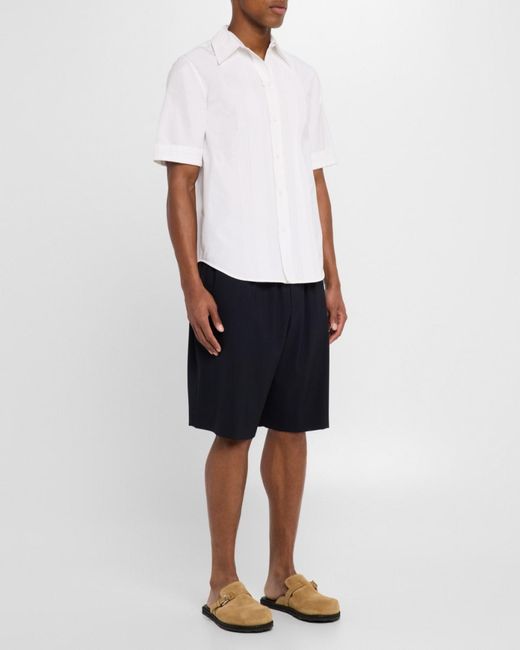 Moschino White Apos;S Suede Mules for men