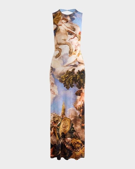alice and olivia white and gold dress Alice + Olivia main image 1