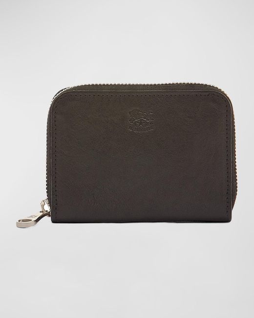 Il Bisonte Multicolor Cestello Small Leather Zip-around Wallet for men