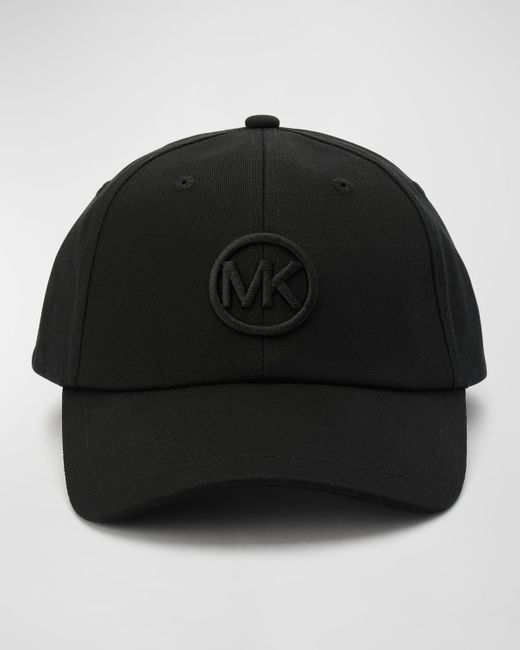 Michael Kors Black Mk Logo Baseball Cap