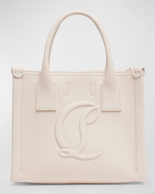 Christian Louboutin Natural By My Side Small Leather Tote Bag