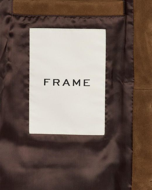 FRAME Brown Apos;S Suede Blazer for men