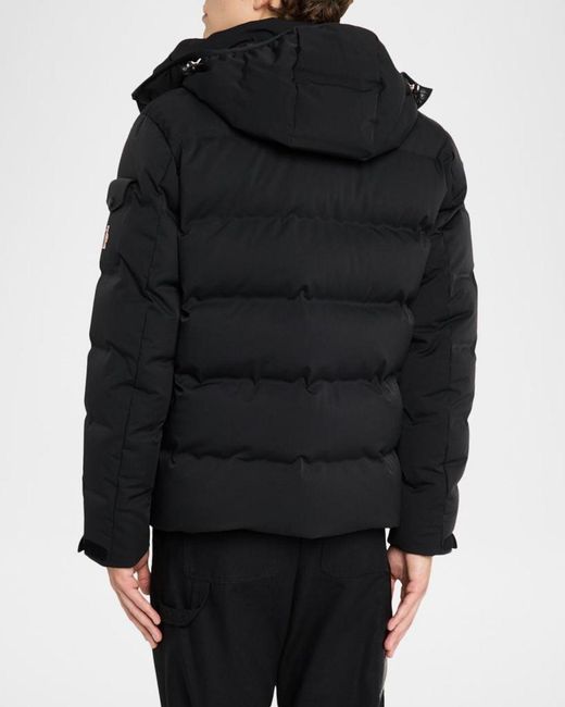Moncler Blue Apos;S Stretch Nylon Montgetech Puffer Jacket for men