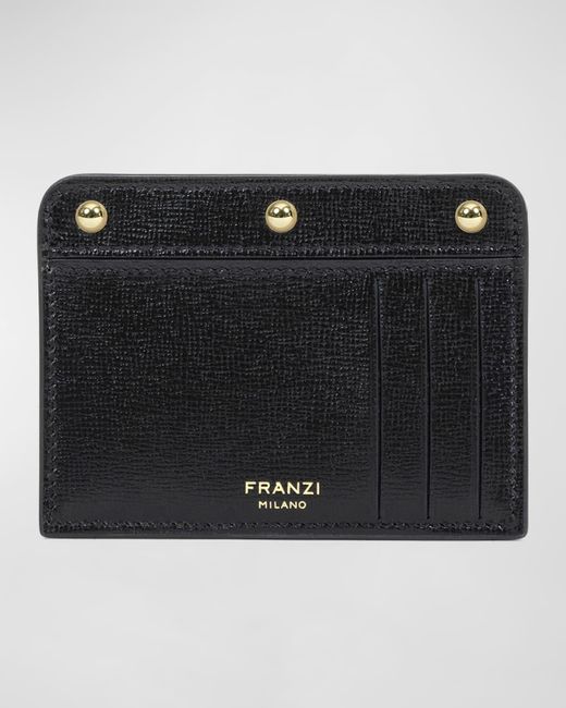Franzi Black Luisa Leather Card Holder