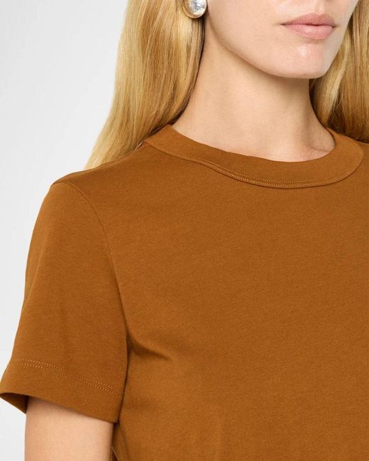 FRAME Brown The Boxy Tee
