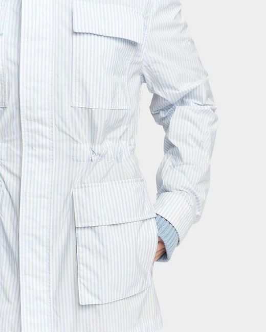 Malo Blue Oversized Field Jacket