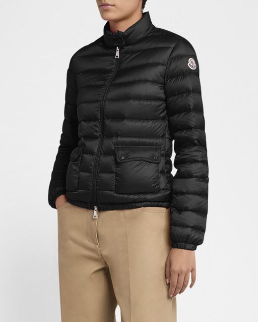 Moncler Black Lans Short Down Jacket