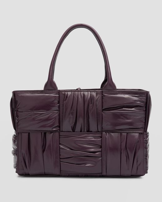 Bottega Veneta Purple Small Arco Tote Bag
