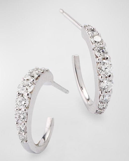 Lana Jewelry Natural Flawless Graduating Huggie Earrings