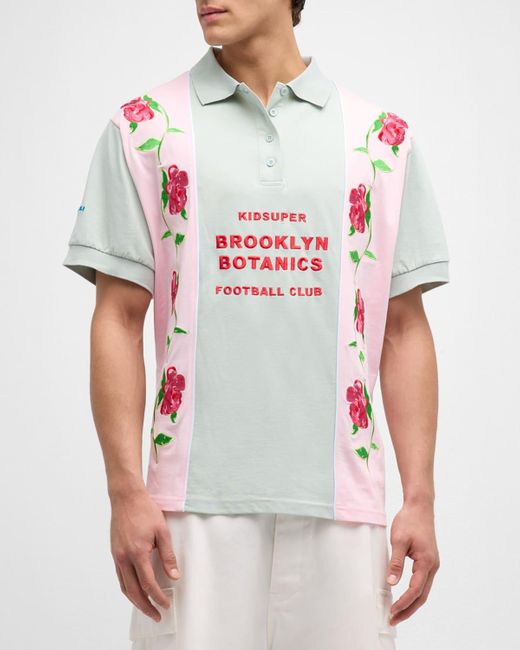 Kidsuper White Brooklyn Botanics Polo Shirt for men