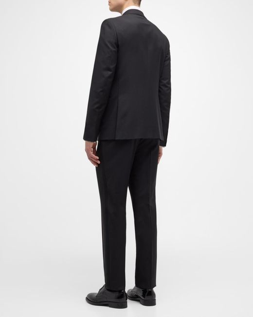 Zegna Black Apos;S Wool-Mohair Solid Tuxedo for men