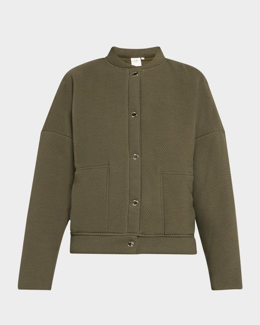 Lune Active Green Moon Classic Oversized Bomber Jacket