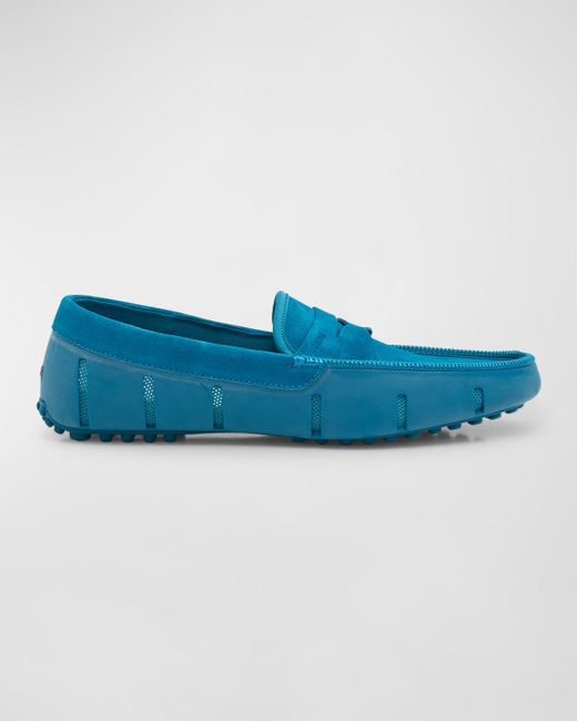 Swims Blue Water-Resistant Lux Drivers for men