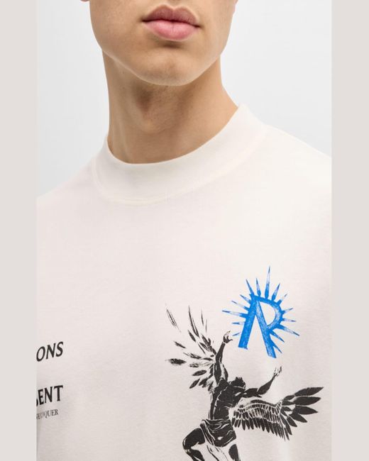 Represent White Icarus Graphic T-Shirt for men