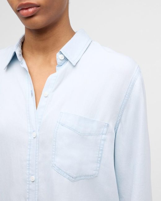 Rails Blue Ingrid Collared Button-Down Shirt