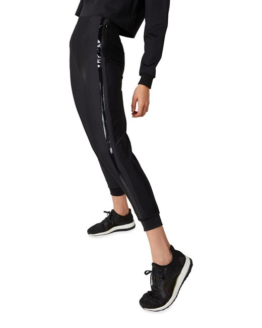 Ultracor Black Summer Essential Pavo Pleated Jogger Pants