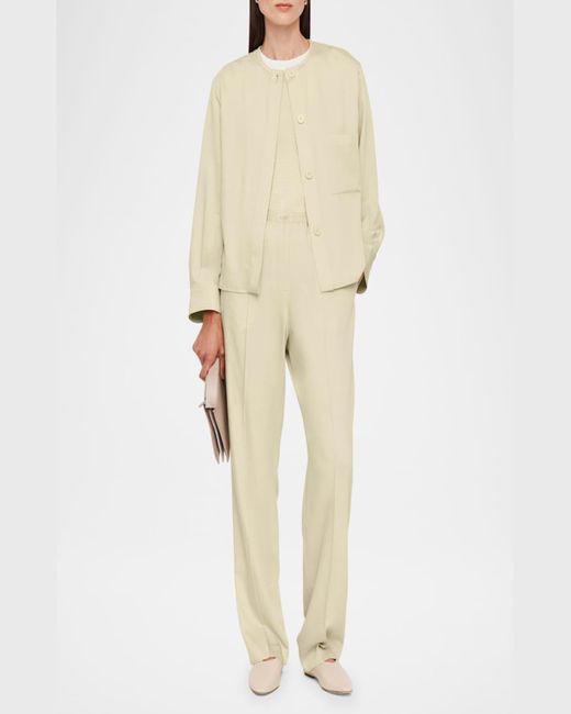 Joseph Natural Vega Soft Viscose-Wool Jacket