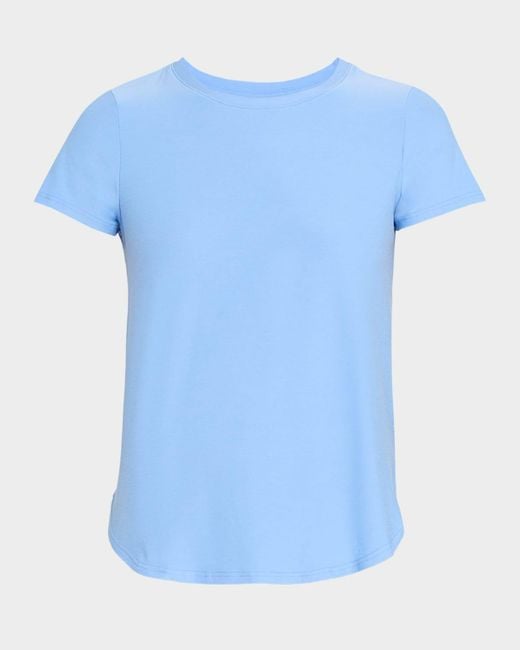 Beyond Yoga Blue On The Down Low Tee