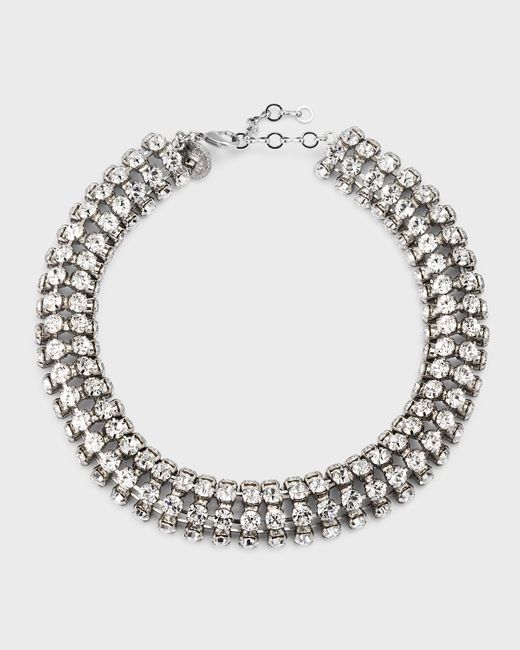 Rebekah Price Metallic Whitney Aurora Crystal Bracelet