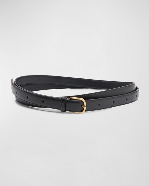 Totême  Black Wrap Leather Belt