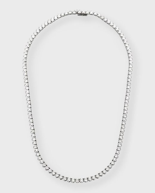 Neiman Marcus 18k White Gold Diamond Necklace