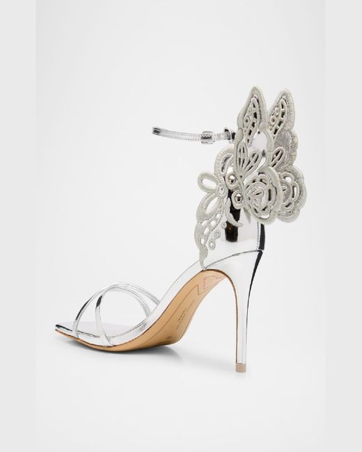 Sophia Webster Girls Chiara Sandals in Silver main image 1