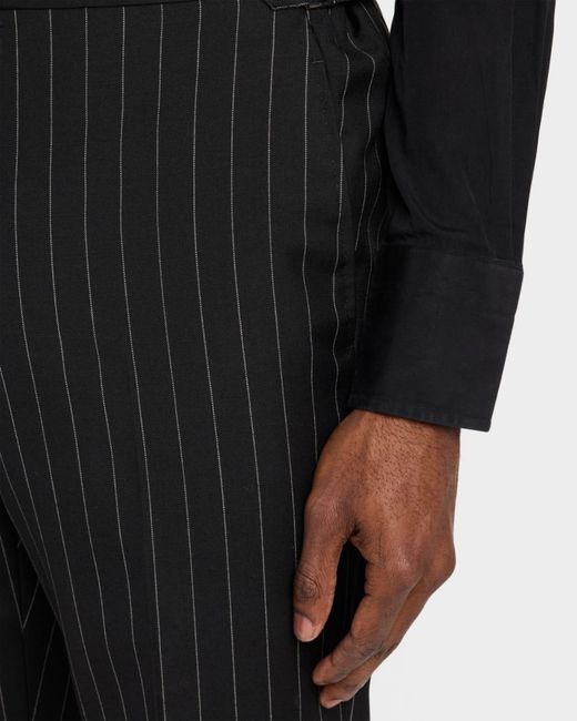 Tom Ford Black Apos;S O & Apos;Connor Sharp Stripe Suit for men