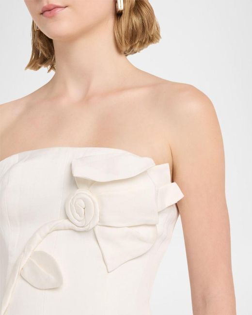 JBQ Natural Florence Strapless Top