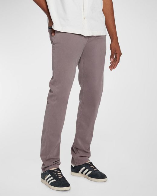 7 For All Mankind Purple Slimmy Luxe Performance Plus Pants for men