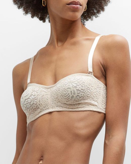 Wacoal Brown Halo Lace Strapless Bra