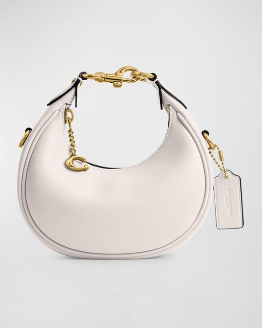 COACH Jonie Glovetanned Leather Crossbody Bag in Natural Lyst