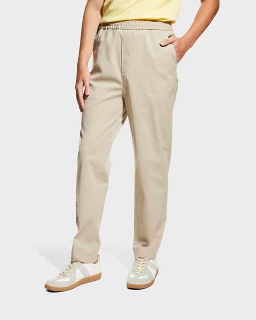 Lacoste Natural Classic Slim Fit Cotton-stretch Pants for men