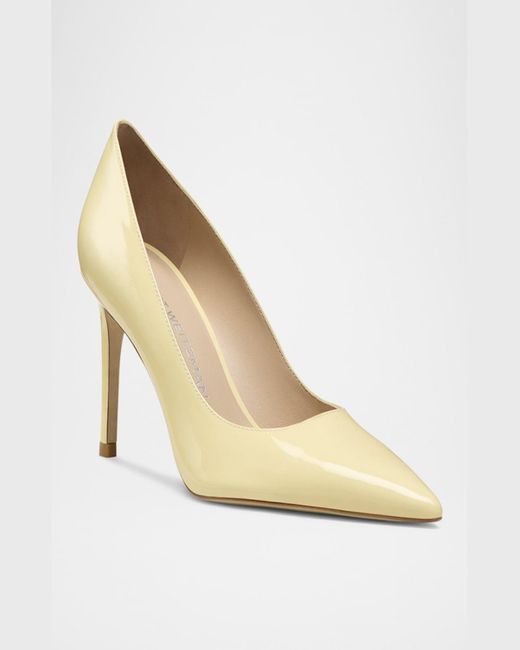 Stuart Weitzman Metallic Stuart Power Pumps