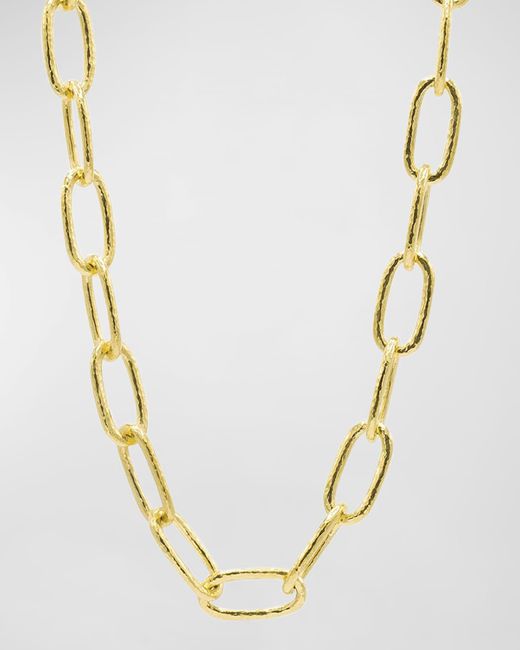 Gurhan Metallic 24k Yellow Gold Link Necklace