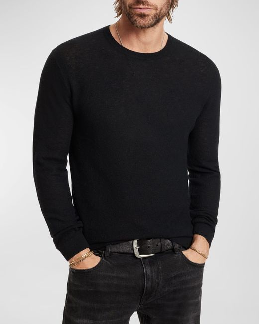 John Varvatos Black Alessio Cotton-Cashmere Sweater for men