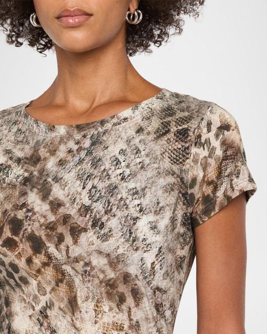 Ramy Brook Multicolor Kate Python T-Shirt