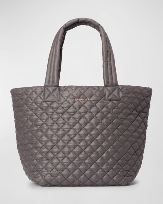 MZ Wallace Gray Magnet Large Metro Tote Deluxe