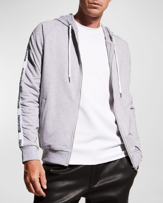 Moschino tape zip hoodie new arrivals