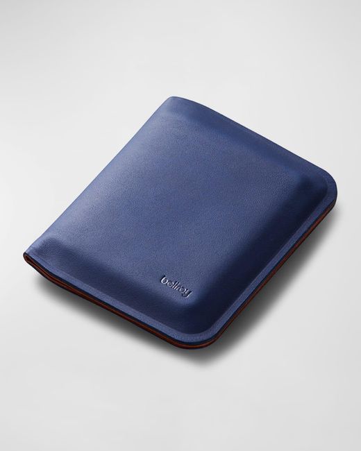 Bellroy Blue Apex Note Sleeve Leather Bifold Wallet for men