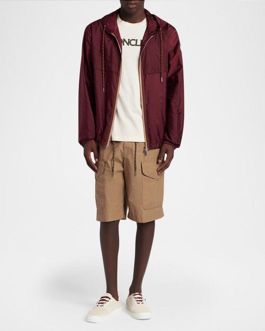 Moncler Brown Apos;S Drawstring Cargo Shorts for men