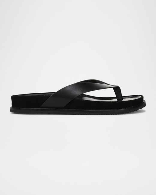 Vince Men's Black Apos;S Dali Leather Sandals