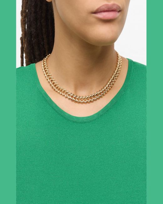 Roxanne Assoulin Metallic All Lined Up Necklace