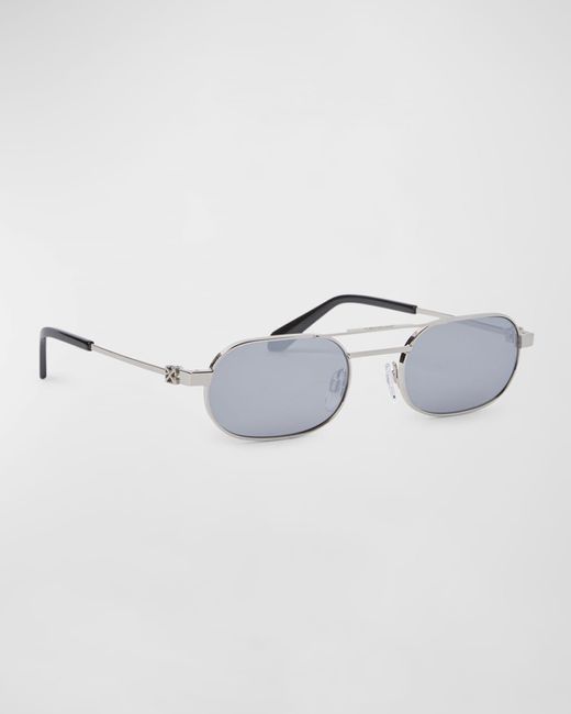 Off-White c/o Virgil Abloh Multicolor Vaiden Metal Oval Sunglasses for men