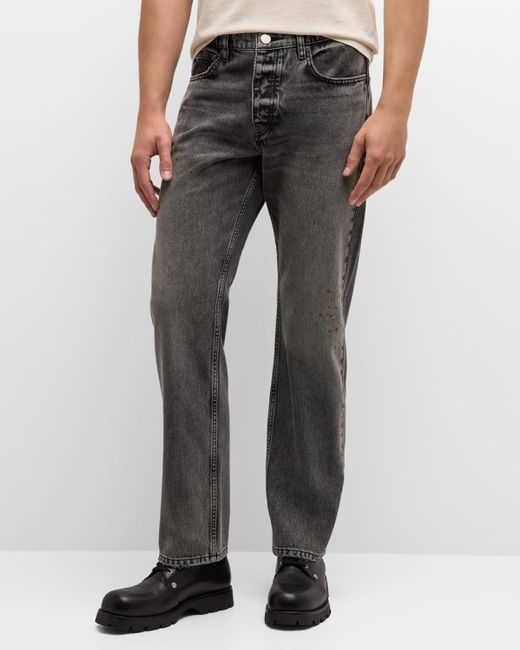 FRAME Gray Straight-Leg Jeans for men