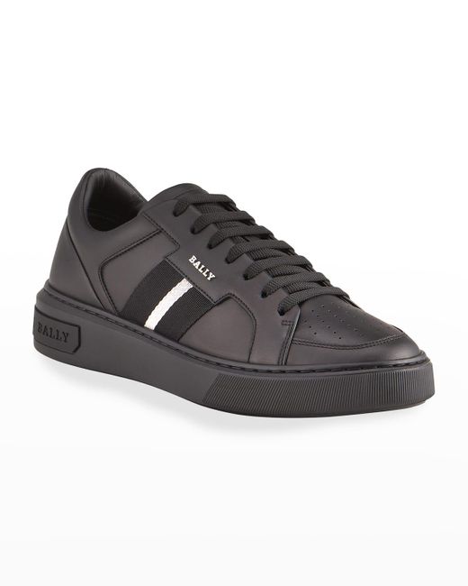 Bally Moony 00 Bicolor Trainspotting Leather Low-top Sneakers in Black ...