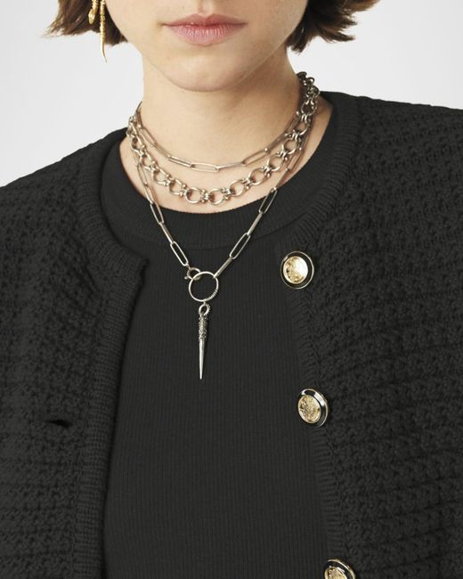 Ba&sh Black Gaspard Cardigan