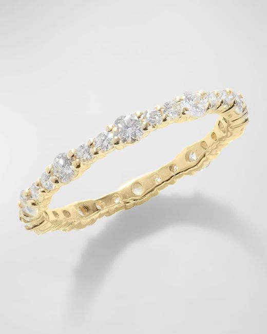 Lana Jewelry Metallic Flawless Diamond Eternity Ring