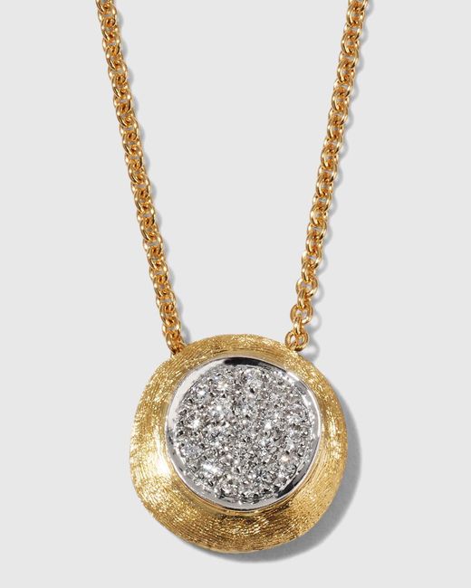 Marco Bicego White Delicati Jaipur 18k Diamond Pendant Necklace