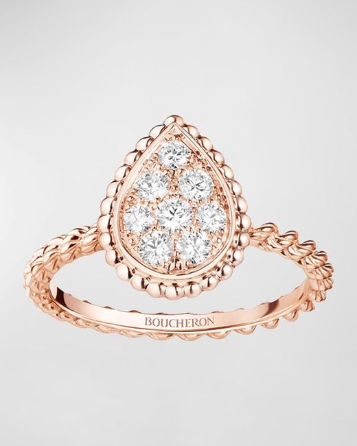 Boucheron Multicolor Serpent Boheme 18K Diamond Ring